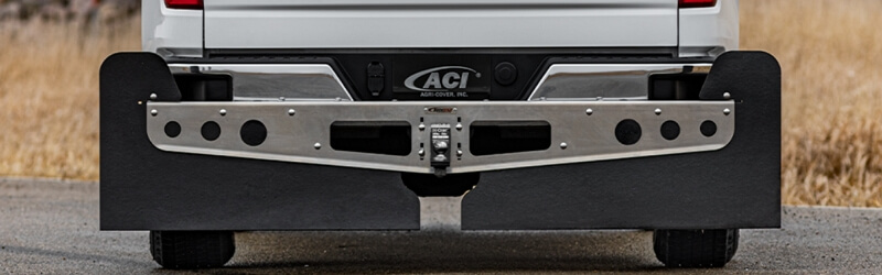 RockStar hitch mounted mud flaps in size 2XL